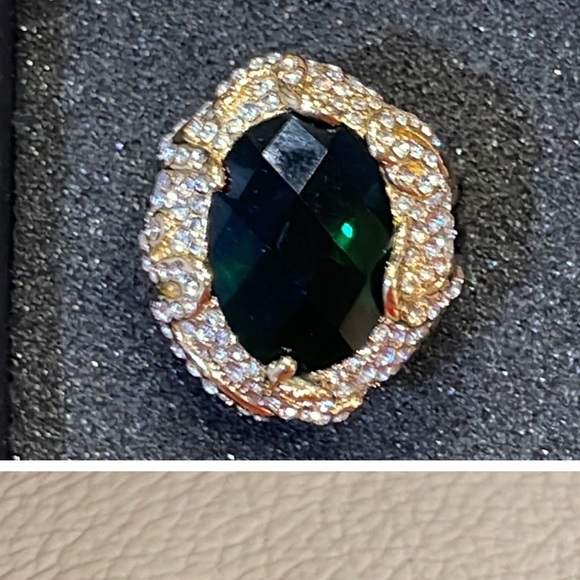 Blue Rhinestones Rings for Ladies - Picture 4 of 5